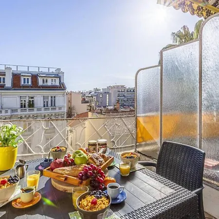 Fleurs 22 - Center - Modern W Terrace Nizza